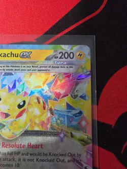 Pokemon Surging Sparks Pikachu Ex 57/191 NM Pokemon TCG - Image 3
