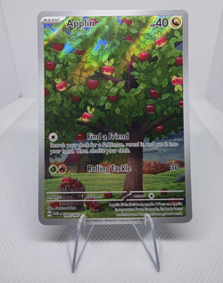 Applin Pokemon TCG Sv06 Twilight Masquerade 185/167 Illustration Rare Holo EN NM - Image 1