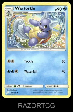 WARTORTLE 24/181 UC TEAM UP POKEMON NM/M - Image 1