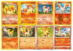 8x Vintage Ponyta Lot 64/82 126/165 19/108 14/83 16/114 - Pokemon (NM/LP) - Image 1