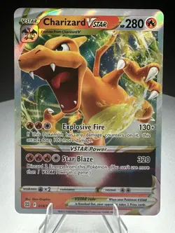 Charizard VSTAR 018/172 Holo VSTAR Rare Brilliant Stars Pokemon Holo Lp - Image 3