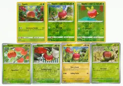 7x Applin Cosmos + Reverse Holo Lot 020/192 021/192 017/203 - Pokemon (NM) - Image 1