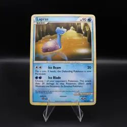 Lapras 24/123 Heartgold & Soulsilver Regular English Pokemon TCG LP - Image 2