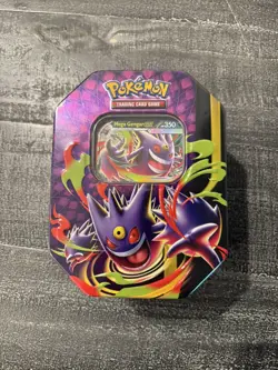 Pokemon TCG Mega Gengar Ex Mega Moonlit Tin - Brand New Factory Sealed - Image 1
