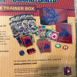 Pokemon TCG Sword & Shield Elite Trainer Box with Zacian, New and Sealed - Image 5