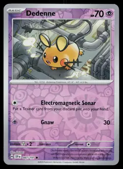 Dedenne Common Reverse Holo Surging Sparks SSP 087/191 Pokemon NM 2024 - Image 1
