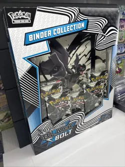 Pokemon Black Bolt Binder Collection SV: Black Bolt Factory Sealed NEW 5 Packs + - Image 3