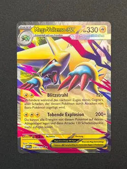 Mega Voltenso ex MEG 050/132 Mega Entwicklung Double Rare Pokemon Karte DE NM - Image 1