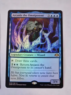 MTG - Arcanis the Omnipotent FOIL - Dominaria Remastered - Image 1
