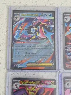 Mega Greninja Ex Full Art 100/086 English Pokemon TCG Chaos Rising Bundle Mega - Image 3