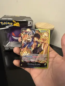 Monkey.D.Luffy ST13-003 SR Leader The Three Brothers Holo Foil - One Piece TCG - Image 3