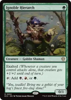 Ignoble Hierarch - 52 - NM - Commander: Lorwyn Eclipsed - Image 1