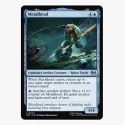 Magic Teenage Mutant Ninja Turtles Set of 3 Legendary Artifact Creature NM Cards - Image 3
