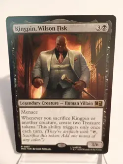 Kingpin, Wilson Fisk 661 Commander: Marvel Super Heroes Magic: The Gathering NM - Image 1