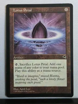 Lotus Petal, The List Reprints Regular, MTG, LP Lightly Played - Image 1