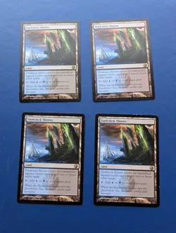 MTG Darkslick Shores X4: Scars of Mirrodin #226 – NM - Image 1