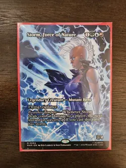 MTG Storm, Force of Nature - Borderless, NM-Mint, English Marvel Universe Eterna - Image 1