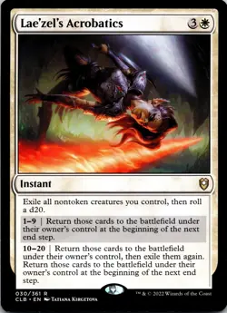 Lae'zel's Acrobatics 30 Commander Legends: Battle for Baldur's Gate MTG NM - Image 1