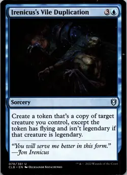 Irenicus's Vile Duplication 78 CL: Battle for Baldur's Gate MTG NM - Image 1