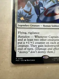 MTG Captain America, Skybound MSC 0588 R NM Regular - Image 3