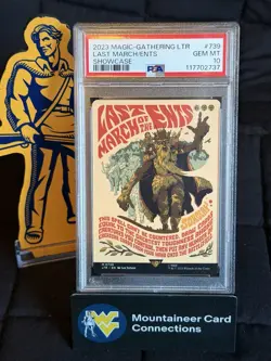 LAST MARCH OF THE ENTS 2023 MTG TALES OF MIDDLE-EARTH #739 SHOWCASE - PSA 10 - Image 1