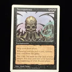 MTG - Necropotence x1 - 5th Edition - LP/MP - Magic The Gathering #17 - Image 1