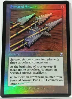 Serrated Arrows Foil Promo Timespiral NM #114 MTG NEAR MINT - Image 1