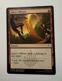 MTG - Zuko's Offense - TLE 0288 - Avatar: The Last Airbender - Magic - Image 1