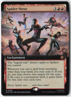 Spider-Verse (Extended Art) 263 Marvel's Spider-Man Magic: The Gathering Foil NM - Image 1