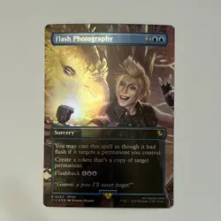 Magic: The Gathering Flash Photography Sorcery FFXV Foil Blue Final Fantasy - Image 1