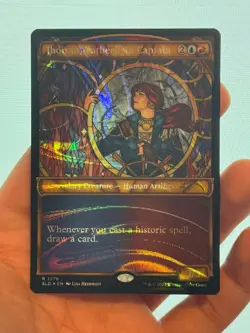1X HALO FOIL Jhoira, Weatherlight Captain SHOWCASE MINT MTG Magic Secret Lair - Image 1