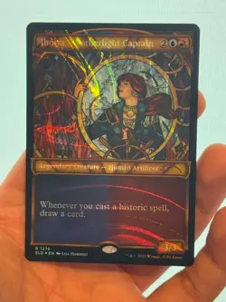1X HALO FOIL Jhoira, Weatherlight Captain SHOWCASE MINT MTG Magic Secret Lair - Image 3