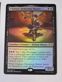 MTG - Chainer, Dementia Master FOIL - Dominaria Remastered - Image 1