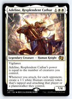 Adeline, Resplendent Cathar (Anime) 57 Foundations Jumpstart Magic NM - Image 1