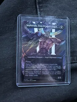 Sephiroth Fabled Soldier Borderless Surge Foil Final Fantasy MTG - Image 2