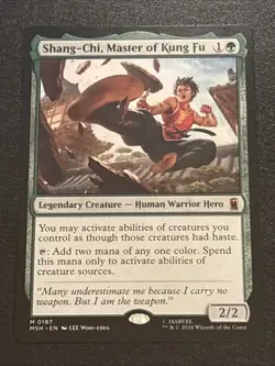 MTG Marvel Super Heroes Shang-Chi, Master of Kung Fu 0187 Mythic - Image 1