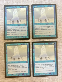 Set of 4 Gush Magic The Gathering Mercadian Masques LP - Image 1