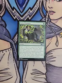 1x Veil of Summer - NM/M M20 Core Set 2020 MTG Magic the Gathering - Image 1