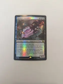 Krang & Shredder *FOIL* Teenage Mutant Ninja Turtles NM MTG - Image 1