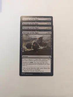 (4) Revenge of the Rats *PLAYSET* Foundations Regular NM MTG - Image 1