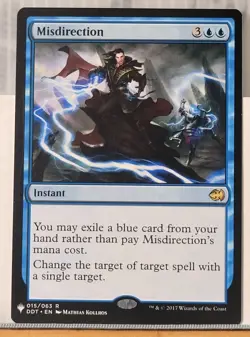 Mtg MISDIRECTION NM The List 015/063 -Argo- - Image 1