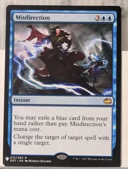 Mtg MISDIRECTION NM The List 015/063 -Argo- - Image 3