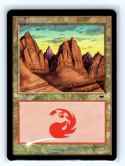 Mountain () L Onslaught 343 Foil MP, CRIMP ERROR - Image 1