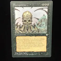 Necropotence Ice Age MTG 1995 LP #11 - Image 1