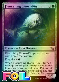 x1 Flourishing Bloom-Kin MKM MTG 160 FOIL UNCOMMON M/NM 1x - Image 1