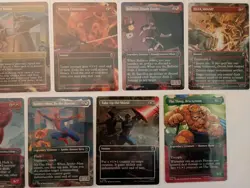 MTG Magic Marvel Super Heroes Lot of 11 Borderless - Image 3