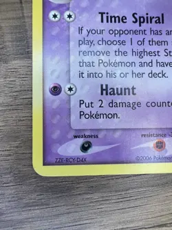 Pokemon TCG Haunter 35/92 Legend Maker 2006 Uncommon LP - Image 3