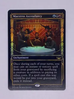 MTG Maestros Ascendancy (Showcase) Streets of New Capenna Foil - Image 1