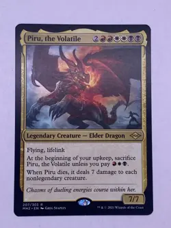 MTG Piru, the Volatile Modern Horizons 2 Regular Rare - Image 1