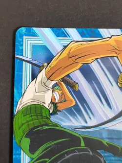 One Piece Zoro Carddass Hyper Battle TCG S89 Holo Foil Vintage eb420 - Image 2